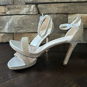 Brand new never worn sparkly high heels